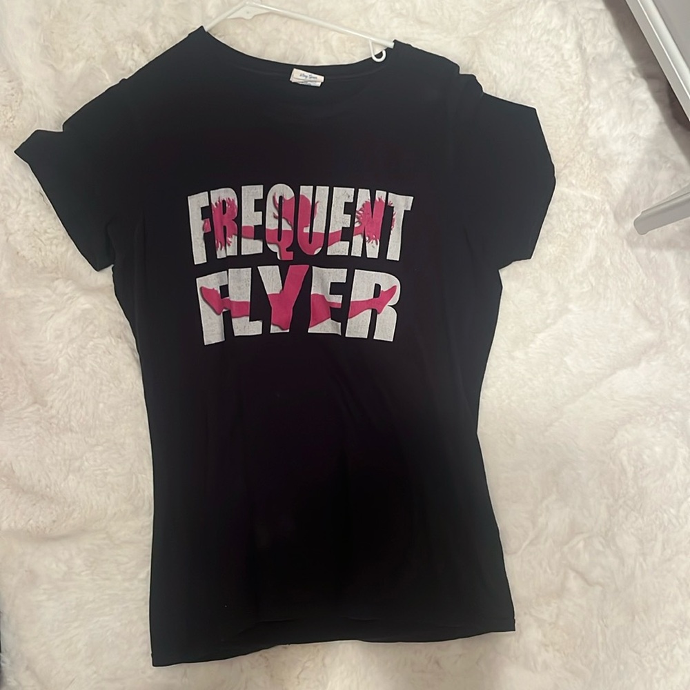 Frequent Flyer Women’s Cheer Shirt